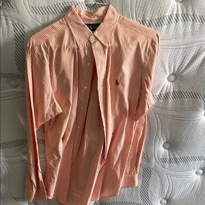 Polo by Ralph Lauren Orange Casual Button Down Shirt
